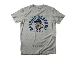 Detroit Baseball - Tiger Wearing Jersey Shirt