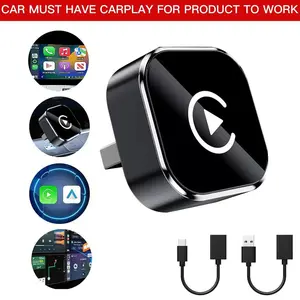 2026 CarPlay Adapter, New Upgraded Wireless CarPlay Dongle, Compatible with iPhone/Android, Instant Connection, Hands-Free Calling Multimedia Car Audio,summervibes