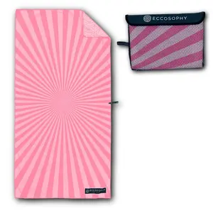 ECCOSOPHY Microfiber Beach Towel - Sand Free, Quick Dry, Lightweight, Super Absorbent, Oversized 71”x35” for Travel, Pool & Camping for Adults (Aruba)
