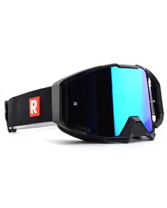 black motocross goggles