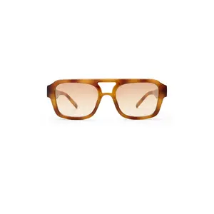 Le Specs Subzero Sunglasses in Vintage Tort & Brown Gradient