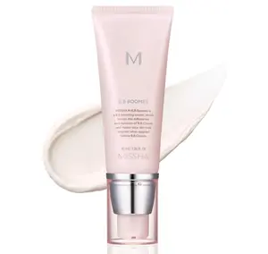 MISSHA M BB Boomer Primer for Face I Creamy-Soft, Illuminating Makeup Primer for Dewy Finish, Hydrating Radiant Cream, Moisturizing Makeup Base, Glass Skin, 1.35 Fl oz/40ml