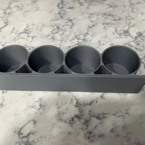 Spray Can Holder, Wall-Mounted Plastic Organizer for Garage, Workshop, and Craft Rooms
