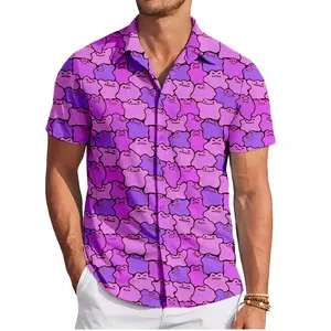 Ditto Jelly PKM Hawaiian Shirt | Cool Summer Anime Vibes for Men & Fans