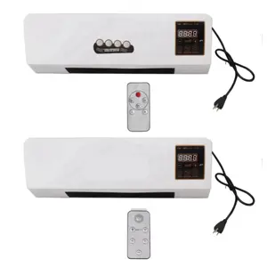 Fast Heating Wall Mounted Heating Machine Dual Use Highly Efficient Wide Angles Fast Heating Mobile Small Air Heater for Home Multifunction Rechargeable Travel Warmer Table Fireplace