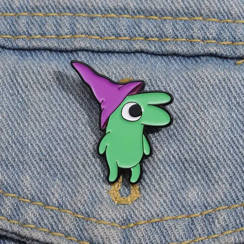 Cute Cartoon Design Brooch, Enamel Pin Hat Clip Suitable for Backpacks, Jeans, Scarves, Hats Decoration, Trendy All-match & Exquisite Brooch for Birthday Gift, Hat Pins, Alloy Brooch Pin