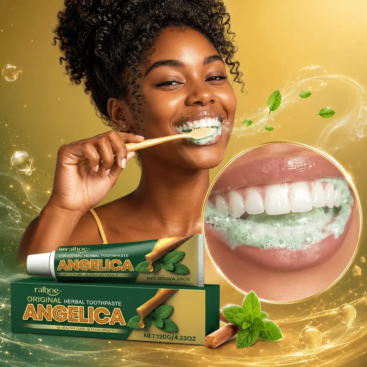 Oralhoe Herbal Fresh Toothpaste: Formulated with Gentle Ingredients for Daily Cleaning And Dental Care. This Toothpaste Freshens Breath And Whitens Teeth. Its Portable Design Makes It Ideal for Everyday Use And A Perfect Gift Choice