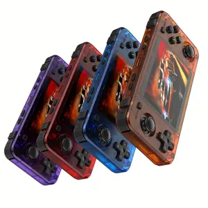 R36H Retro Handheld Game Console - Open source Linux system, built-in over 20,000 classic games, supports 64GB TF card, equipped with a 3.5-inch IPS screen, portable handheld game console, a good choice for adult gifts, Christmas gifts.