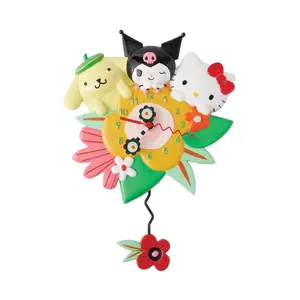 Hello Kitty and Friends Blossoms Wall Clock Hello Kitty and Friends Blossoms Wall Clock