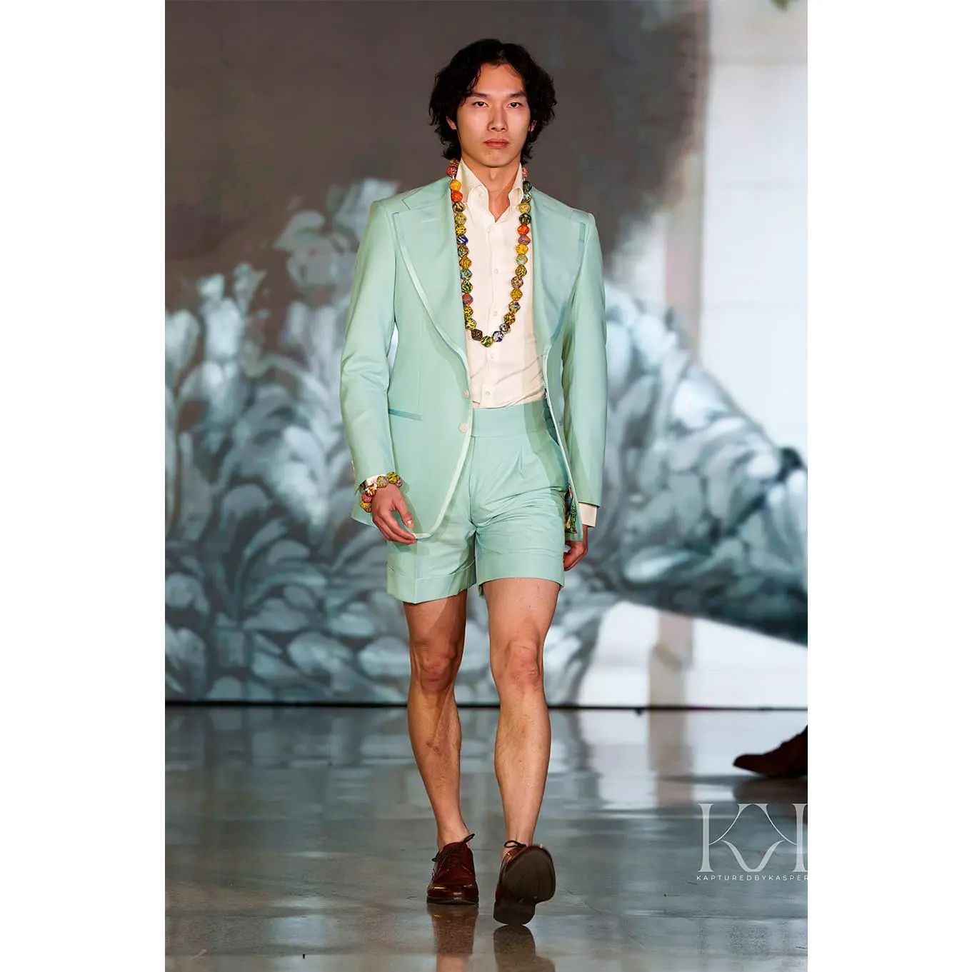 Vadem Mint Turquoise Jacket and Short Set