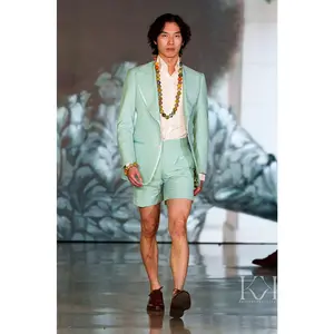 Vadem Mint Turquoise Jacket and Short Set