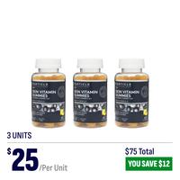 3 bottles of the top-selling men's skin supplement