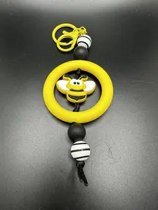 Silicone Keychain: Bumblebee