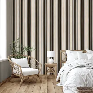 Unfinished Oak Acoustic Slat Panels 94.5" or 120"