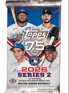 2 (TWO) Packs of 2026 Topps Series 2 Baseball Hobby