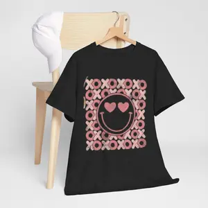 Retro XOXO Hearts Shirt, Valentines Shirt, Cute Valentine Shirt Cotton, Casual Style, Retro Styles, Bring Back the Classics