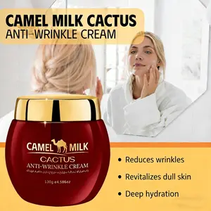 Camel Milk Cactus Anti-Wrinkle Cream, Moisturizing & Wrinkle Repair, Revitalize Skin Radiance, Full Body Use, Face Care, Deep Moisturizing Repair