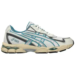ASICS Gel-NYC 2055 Cream Blue Teal Men's Fashion Shoes New