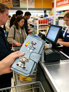 1pc Scottish Highland Cow Women'S Long Wallet, Multi-Functional Wallet, Portable Snap Closure Coin Purse, Birthday Gift and Daily Commute for Cow lovers, Playful Design, Perfect Holiday Gift, Perfect for Outdoor, Travel, and Family Use3.26PYT-2