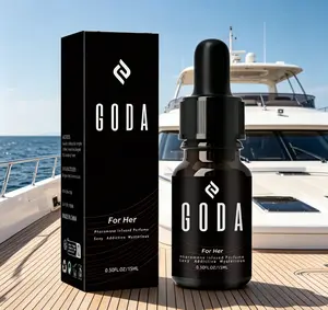 GODA For Her Pheromone Perfume Oil 15ml | Long-Lasting Floral Fragrance for Women, Blended with Elegant Jasmine & Rose, Sweet and Spicy Alluring Aroma, Vegan & Cruelty-Free, Portable Travel Size Daily Scent