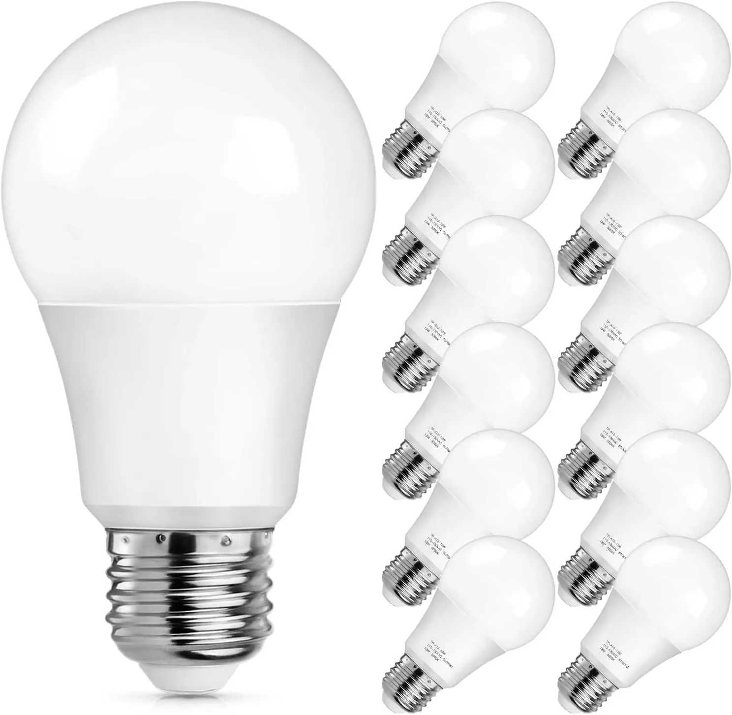A19 LED Light Bulb, 15W Daylight White, E26 Medium Base, Non-Dimmable Home Improvement Lighting Bulb