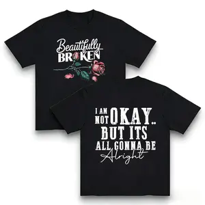 Beautifully Broken Graphic Tee — Unisex, Country Music Theme, Everyday Essential (Summer Vibes Collection) women shirts
