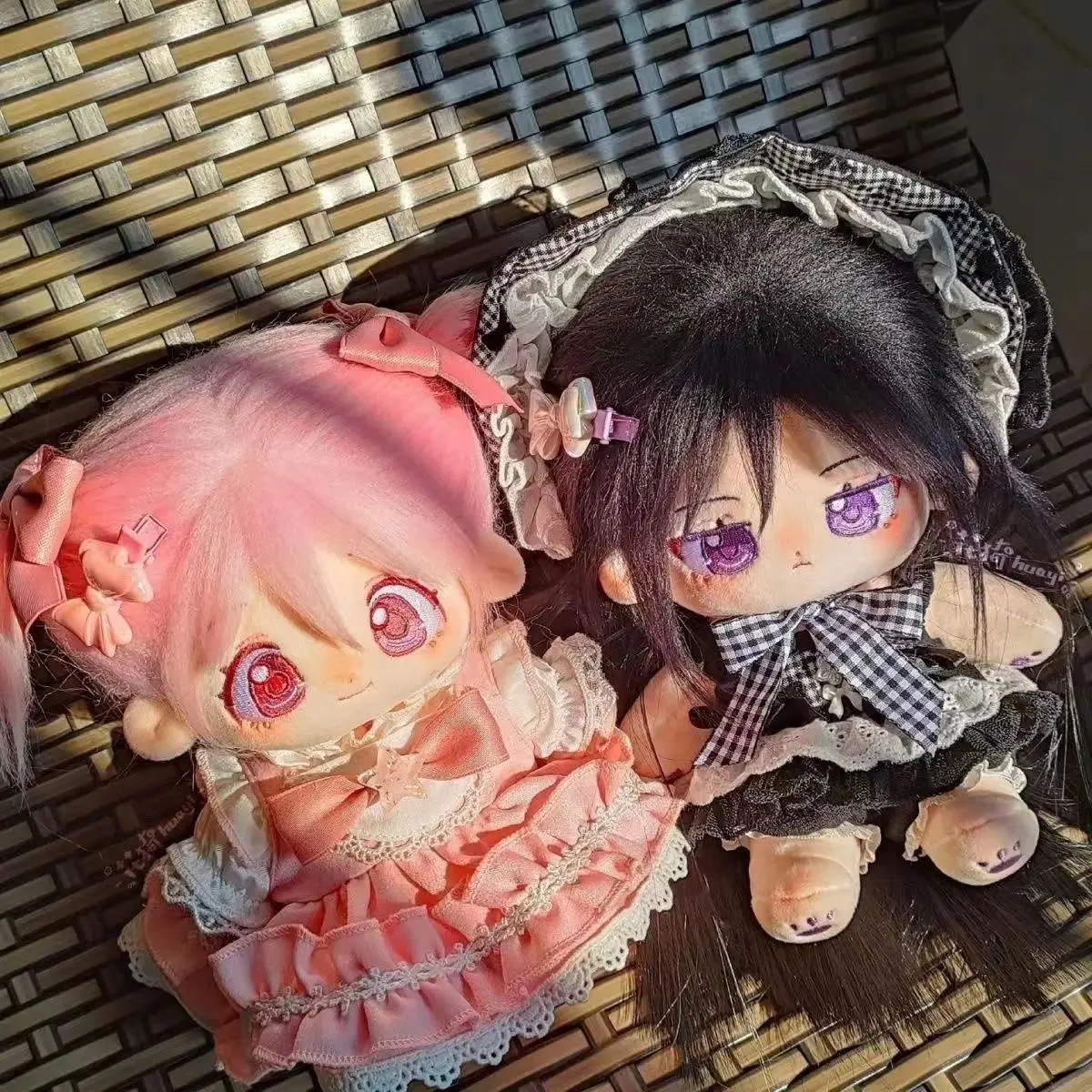 20cm Japanese Anime Madoka Magica Stuffed Plushie - Madoka Kaname, Kyoko Sakura Cute Dolls, Cartoon Pillow, Christmas Gifts for Kids