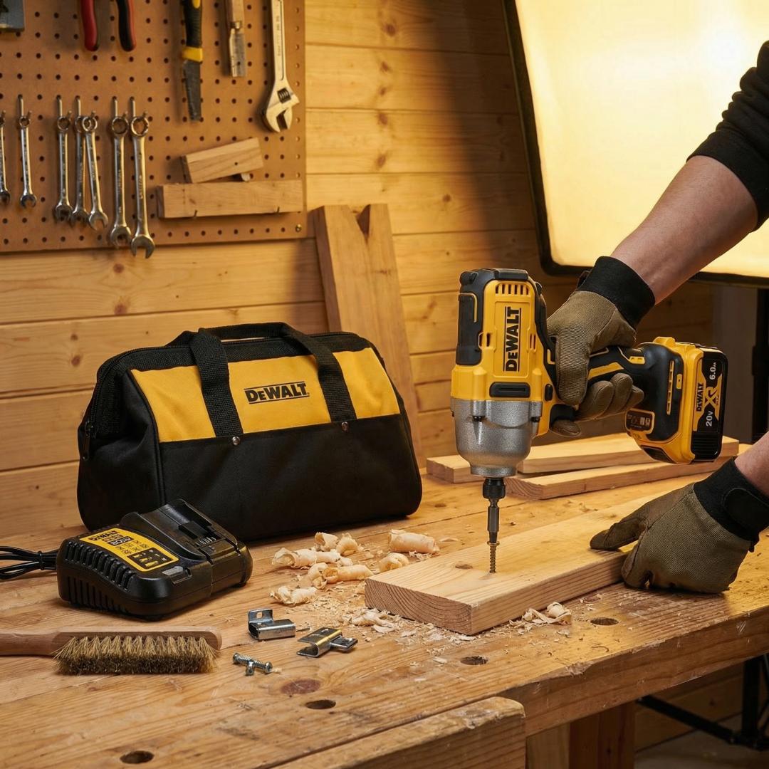 Dewalt DCF850 Rechargeable Cordless 20V electric screwdriver, Lithium Electric Battery, Power Tools, Original Large Torque sharper edges spring assisted knife