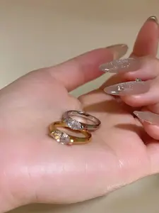 Elegant Synthetic Moissanite Ring for Women, Sparkling Moissanite, Elegant Glittering Ring, Rectangular Cut Zircon Gemstone Jewelry Gift, Perfect for Daily Wear & Birthdays