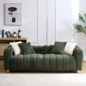 82.68-inch high-end corduroy multi-seat sofa