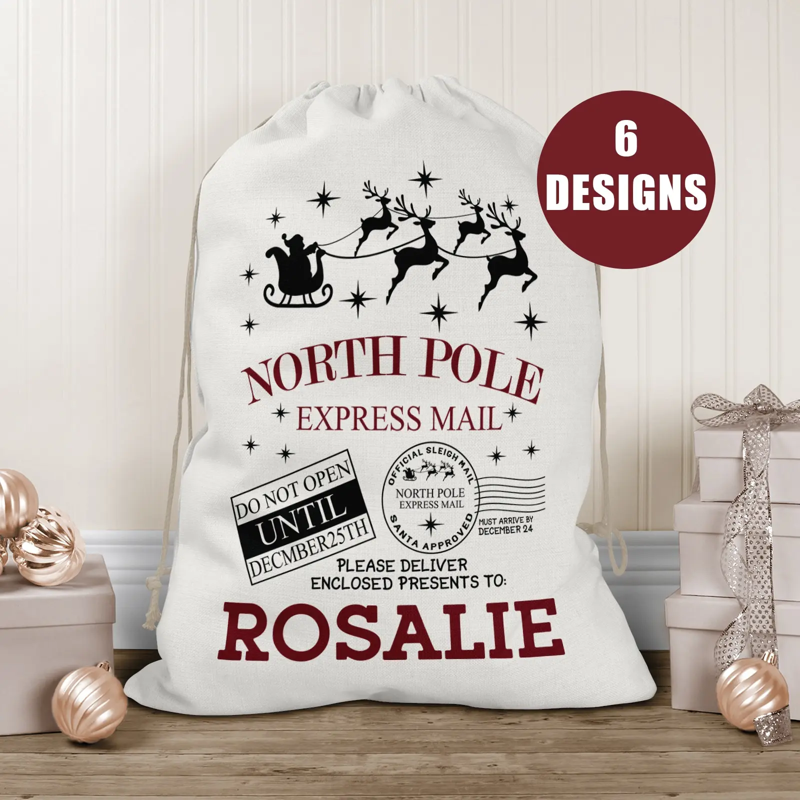 Personalized Santa Sack- Large 26"x18"
