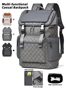Multifunctional Hiking Laptop Backpack, Classic Unisex Travel Shoulder Bag, Waterproof Fabric, Large Capacity, Fits 17.3 Inch Computer, Traveler Essentials Backpack