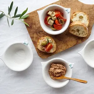 Mashiko Ware Something Blue Trinket Dish