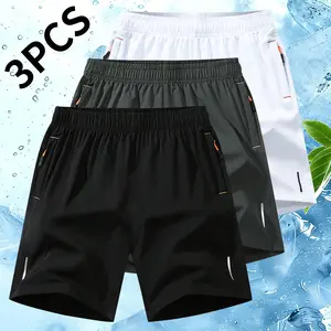 Men's Athletic Shorts Quick Dry Reflective Design Running Gym Workout Shorts for Men, Lightweight Breathable Sports Shorts with Pockets, Fitness Shorts for Outdoor Exercise