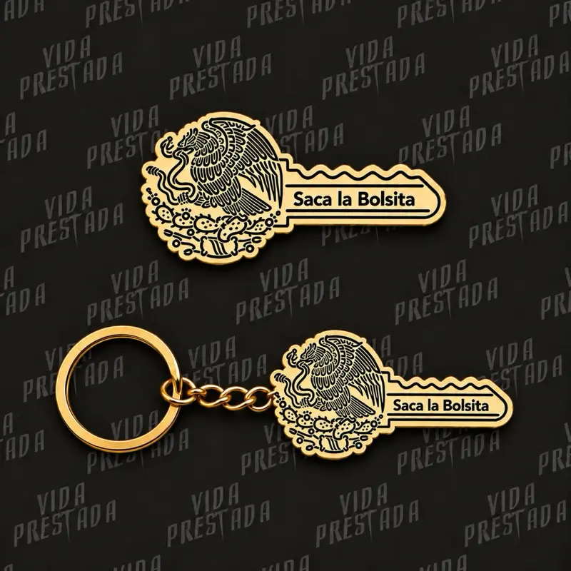 Saca La Bolsita Hat Pin/Keychain Saca La Bolsita Hat Pin/Keychain