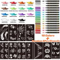 15 Colors+5 Stencils