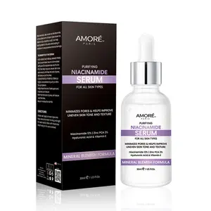 Niacinamide Face Serum with Zinc Hyaluronic Acid & Vitamin E – Dark Spot Remover, Pore Minimizer, and Anti-Aging Skin Treatment Moisturizer Skincare