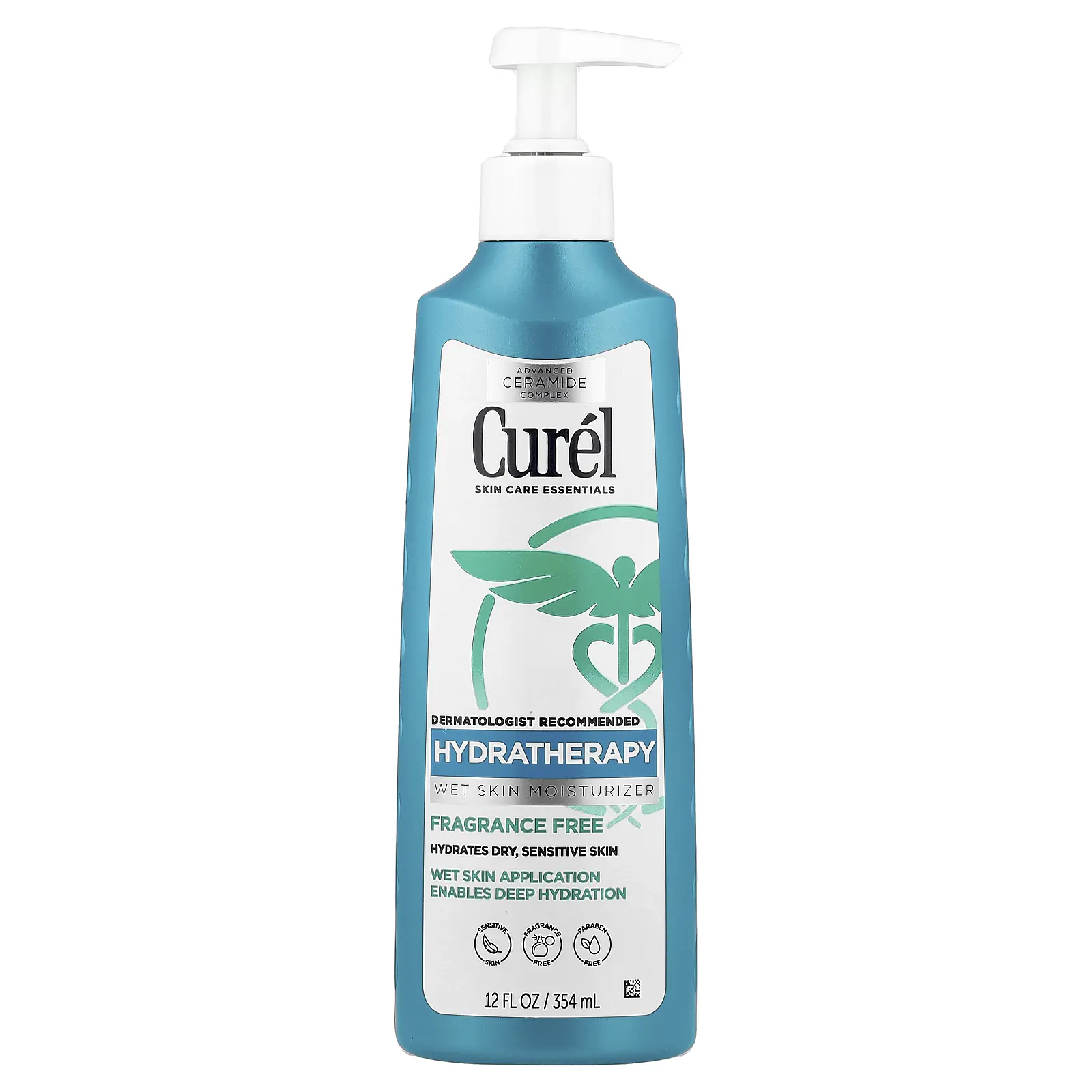 Curel HydraTherapy, Wet Skin Moisturizer, Fragrance Free, 12 fl oz (354 ml) Curel HydraTherapy, Wet Skin Moisturizer, Fragrance Free, 12 fl oz (354 ml)