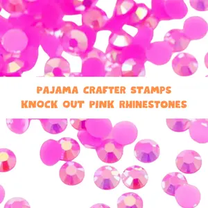 Knock Out Pink Rhinestone Mix Embellishments