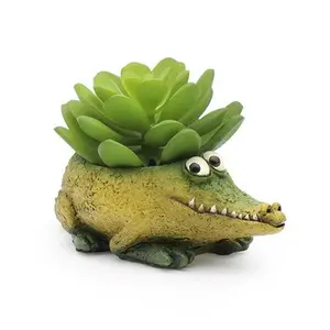 Baby Kicks Mini Alligator Planters