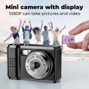 Retro Mini Camera For Photography 1080P HD with Screen Portable Video Recorder
