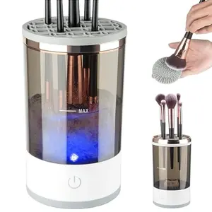 Electric Makeup Brush Cleaner, Automatic Electric Makeup Brush Cleaning Machine Makeup Brush Cleaning Tool for All Sizes Makeup Brushes, Home Supplies