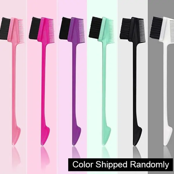 Detangling Brush Comb with Flexible Bristles and Contoured Grip, Heatless Hair Styling Tool for Daily Use on Wet, Dry, and Wig Hair, Detangling Wig Tools & Accessories, Functional, Unisex, Styling Brush, Plastic, Wet/Dry/Wig