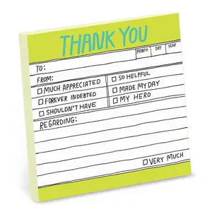 Hand-Lettered Thank You Sticky Notes Hand-Lettered Thank You Sticky Notes