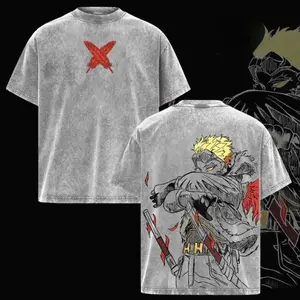 Keigo Takami Hawks T-Shirt – Vintage Washed Oversized Anime Shirt, My Hero Academia Graphic Tee, Soft Cotton Streetwear, Anime Clothing Casual Unisex Apparel, Gift for Anime Fans，My Hero Academia anime merchandise 4LK