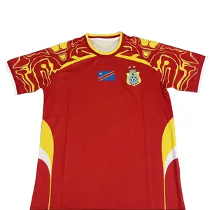 Men's Red T-shirt, sporty & casual quick-dry lightweight and breathable Congo is a beautiful place.