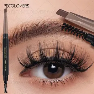 1PC Double Head Eyebrow Enhancers Pencil Tattoo Waterproof Long Lasting Brow Pen Eyebrow Liner With Eyebrow Brush Eye Makeup