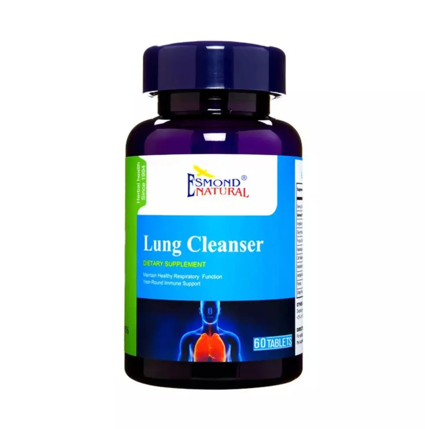 Lung Cleanser Maintain Healthy Respiratory Function USA FDA GMP NPAC-60 Tablets