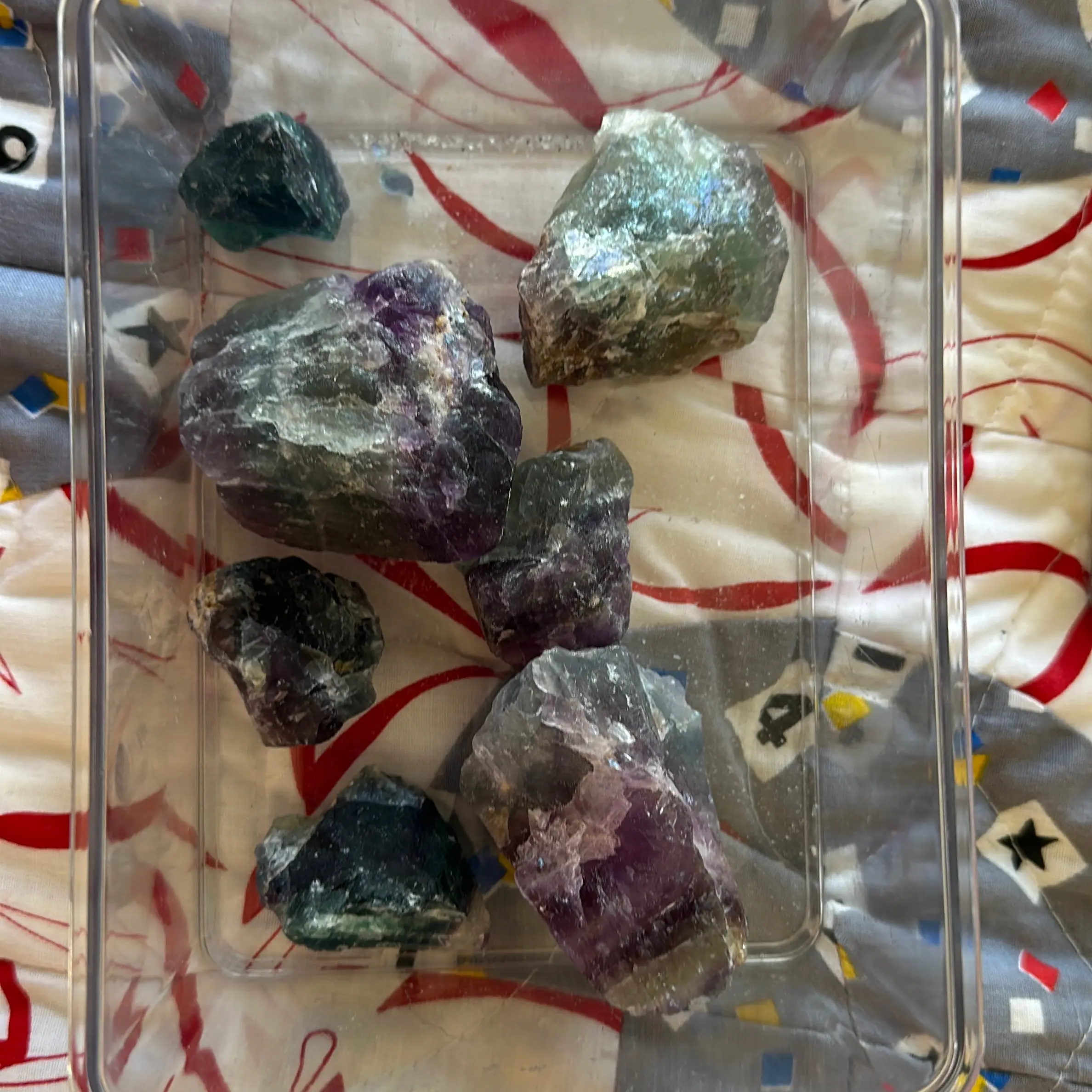 Rainbow fluorite