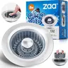 3-in-1 Kitchen Drain Strainer, Stainless Steel Sink Plug & Basket Strainer, Deodorizing Anti-Clog Drain Filter for US Standard 3-1/2 Inch Kitchen Sinks, Easy Cleaning & Anti-Clogging